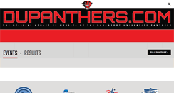 Desktop Screenshot of dupanthers.com